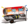 GE - DIRECT COMBUSTION MOBILE SPACE HEATER ILLUSTRATION